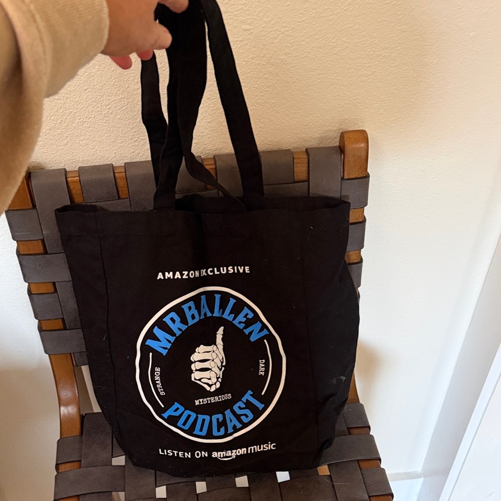 Free with purchase! Mr Ballen Podcast tote bag